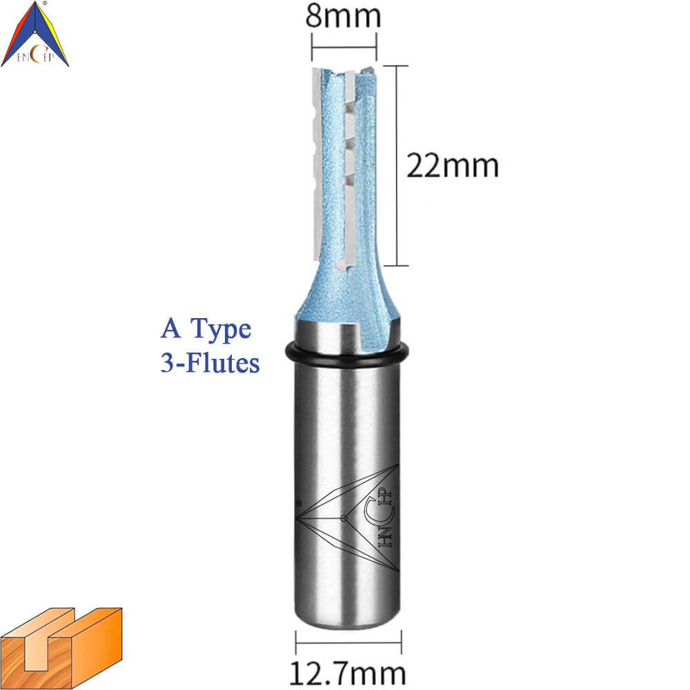 CHP0118 - Straight Router Bits (Chip Breaker & Straight Flute)