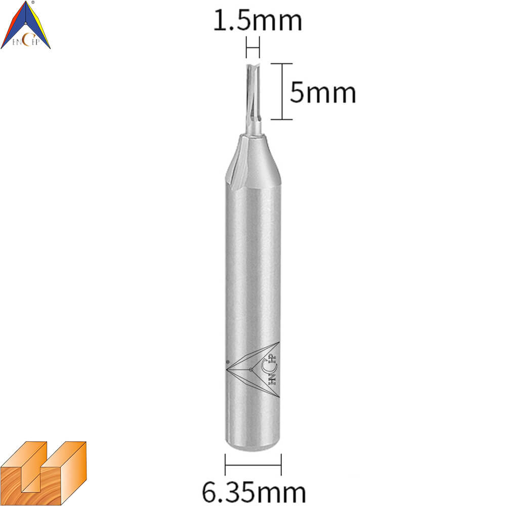 CHP0111 - Solid Carbide Straight Router Bit (Steel Shank)