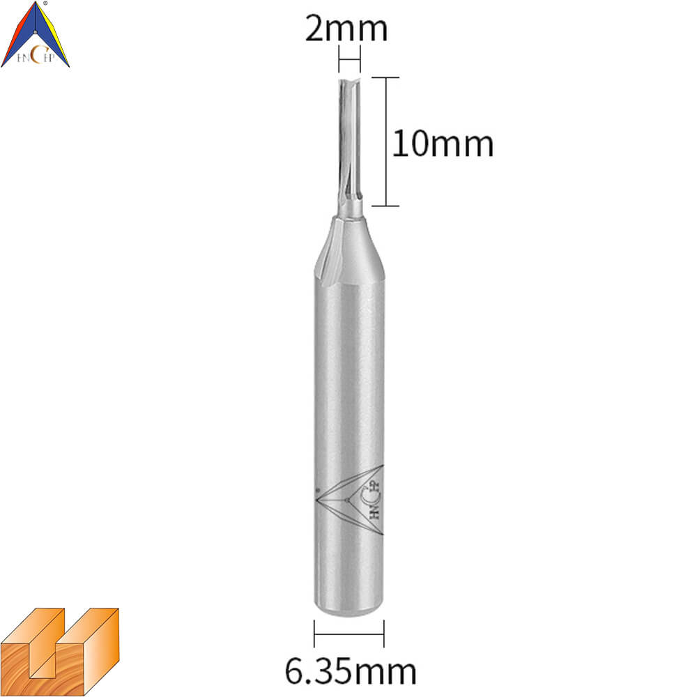 CHP0111 - Solid Carbide Straight Router Bit (Steel Shank)