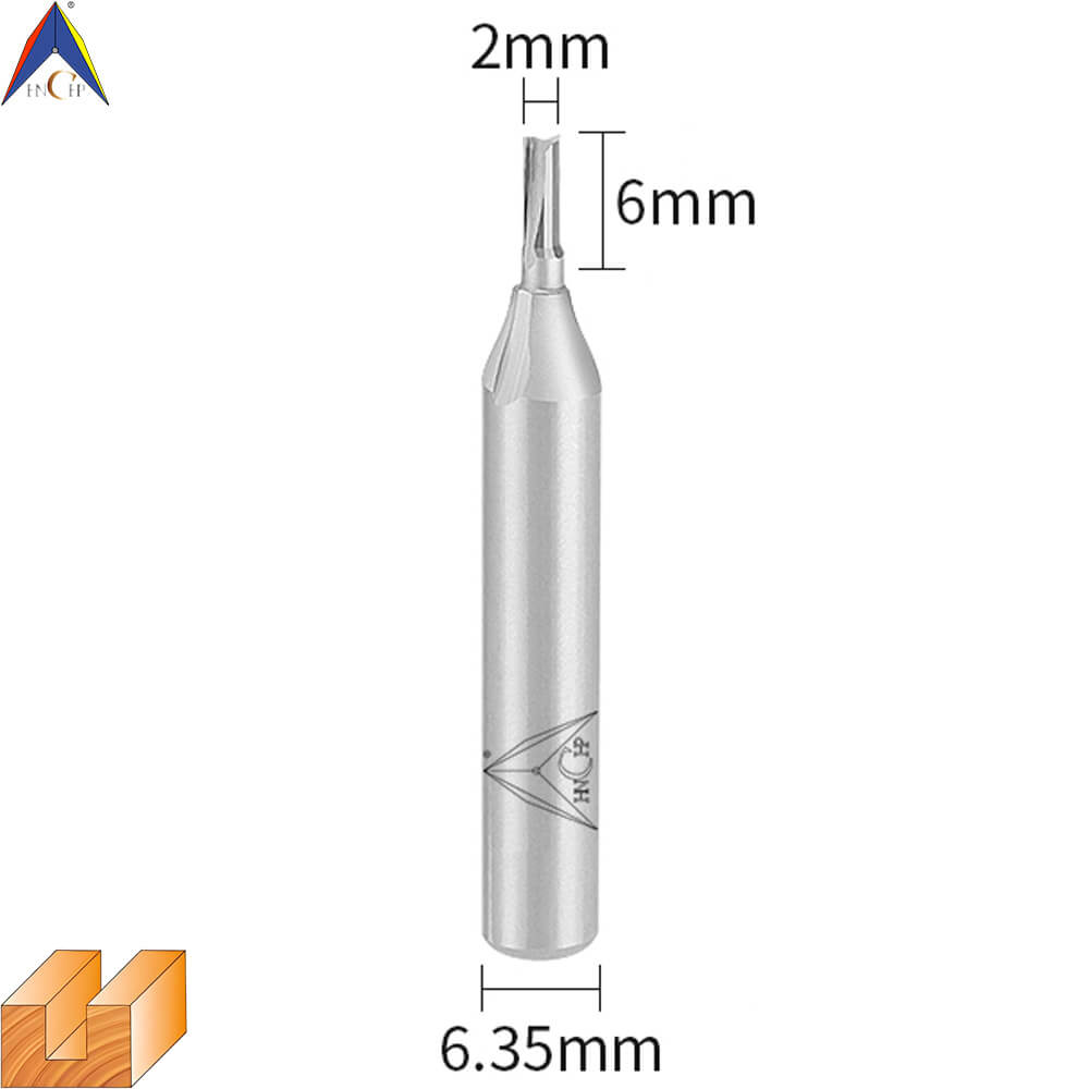 CHP0111 - Solid Carbide Straight Router Bit (Steel Shank)