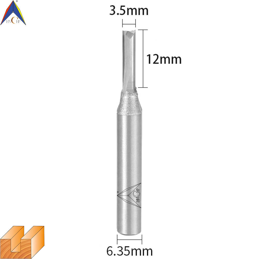 CHP0111 - Solid Carbide Straight Router Bit (Steel Shank)