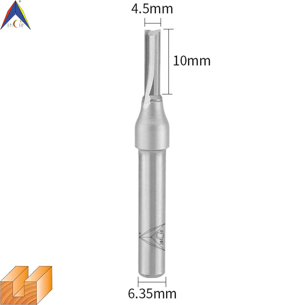 CHP0111 - Solid Carbide Straight Router Bit (Steel Shank)