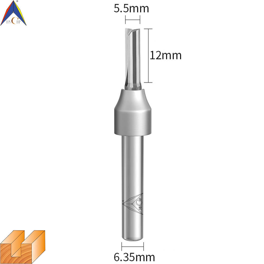 CHP0111 - Solid Carbide Straight Router Bit (Steel Shank)