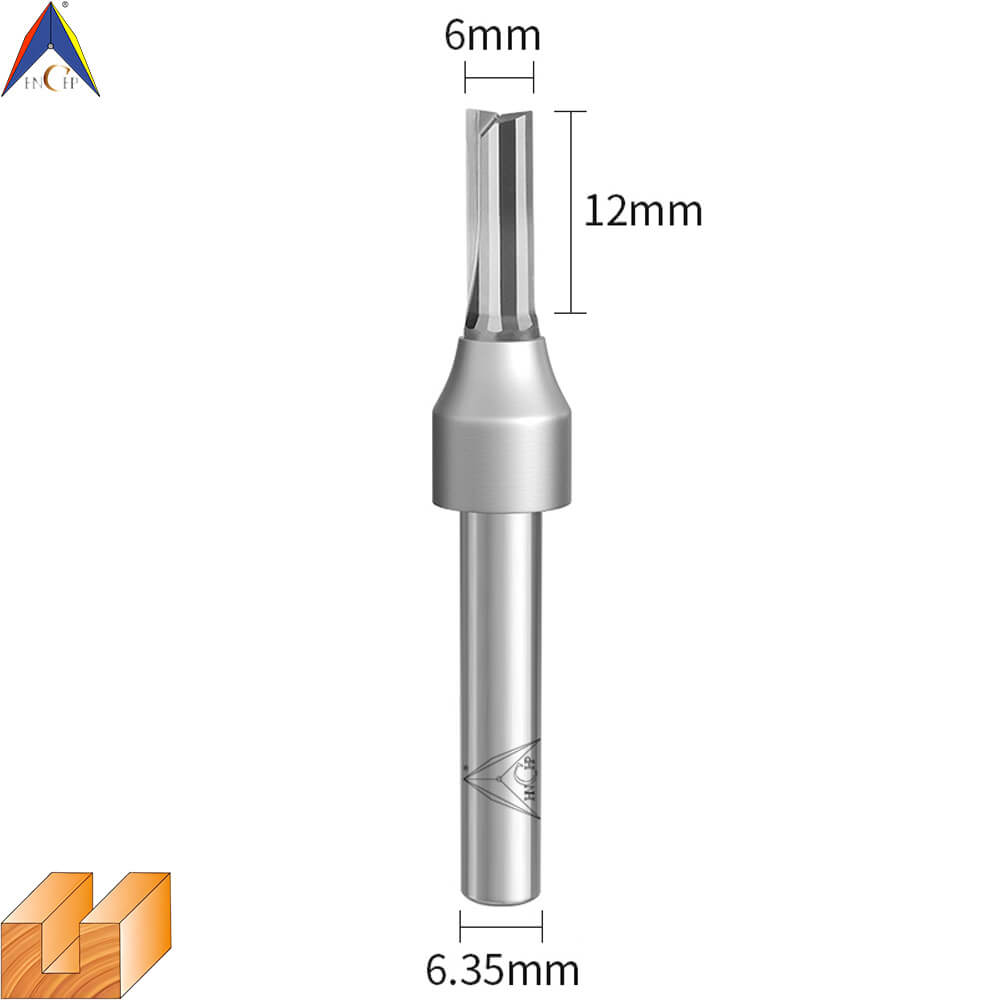 CHP0111 - Solid Carbide Straight Router Bit (Steel Shank)