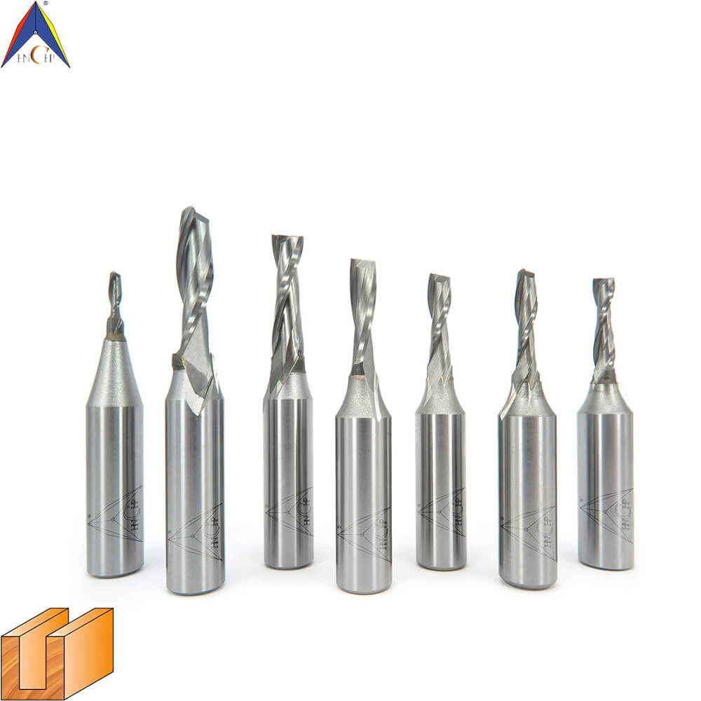 CHP0111L - Solid Carbide Spiral Router Bit (Steel Shank)