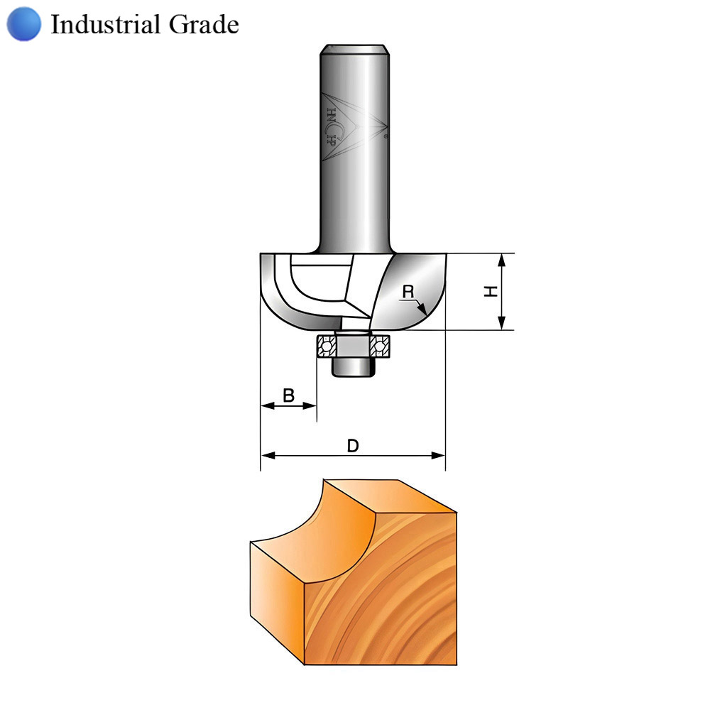 CHP0702 - Cove Router Bit (Industrial Grade)