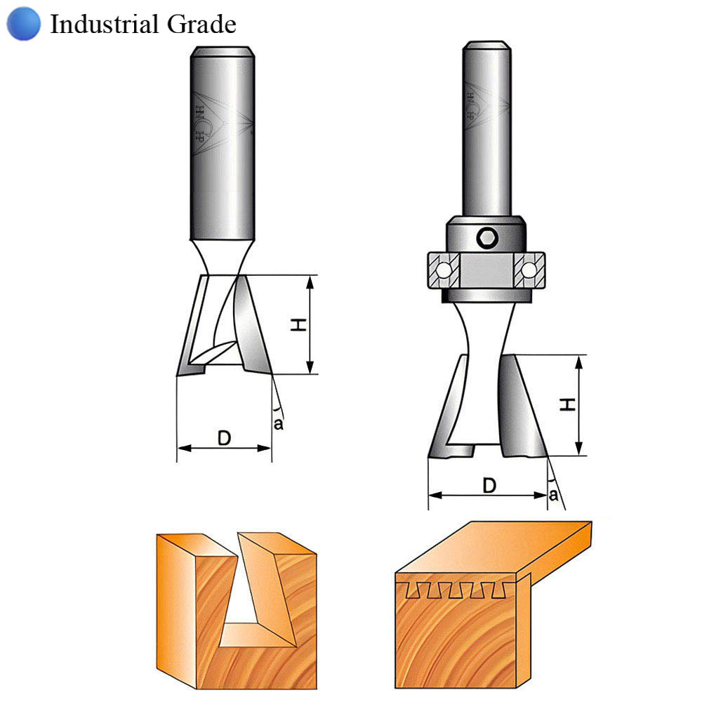 CHP0303 - Dovetail Router Bit (Industrial Grade)