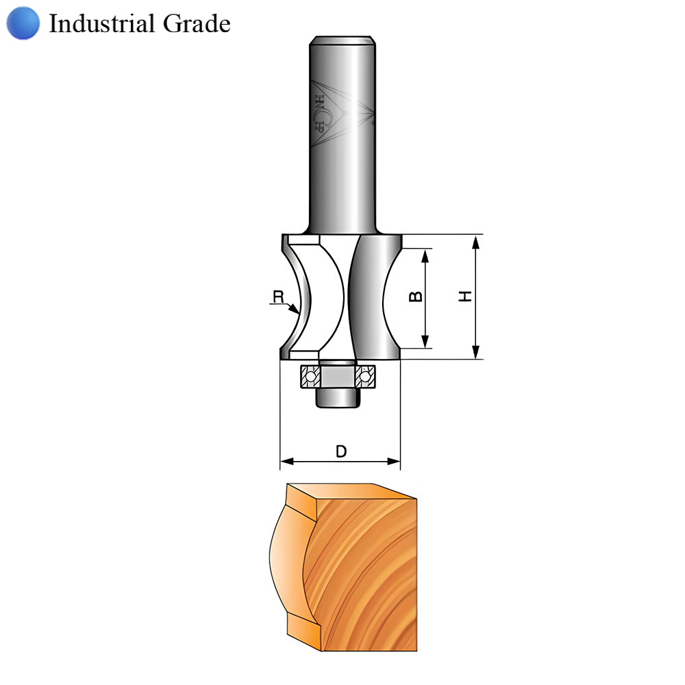 CHP0604 - Finger Nail Type Router Bit (Industrial Grade)