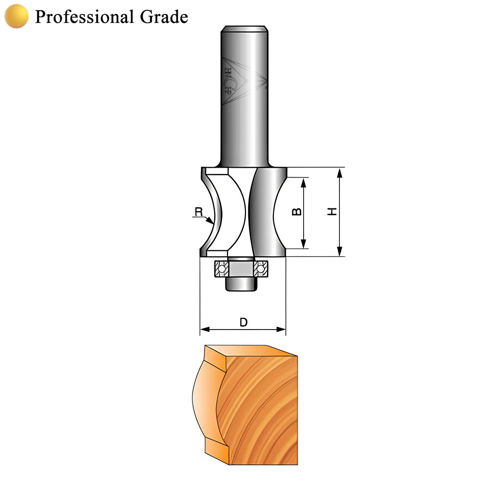 CHP0604 - Finger Nail Type Router Bit (Professional Grade)