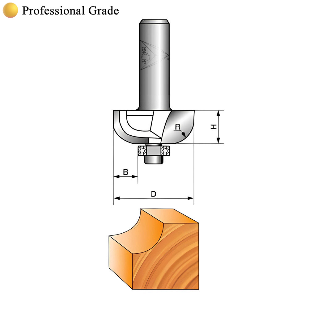 CHP0702 - Cove Router Bit (Professional Grade)