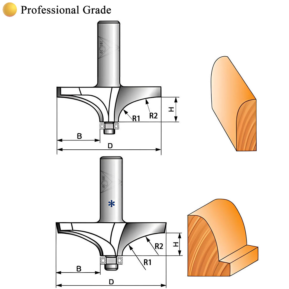 CHP1211 - Table Edge Router Bit (Professional Grade)