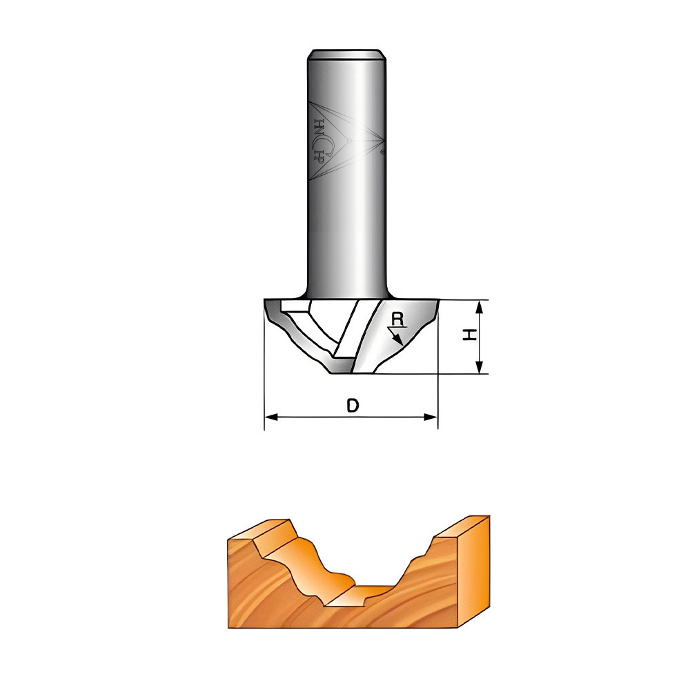 CHP0406 - Classical Plunge Router Bit