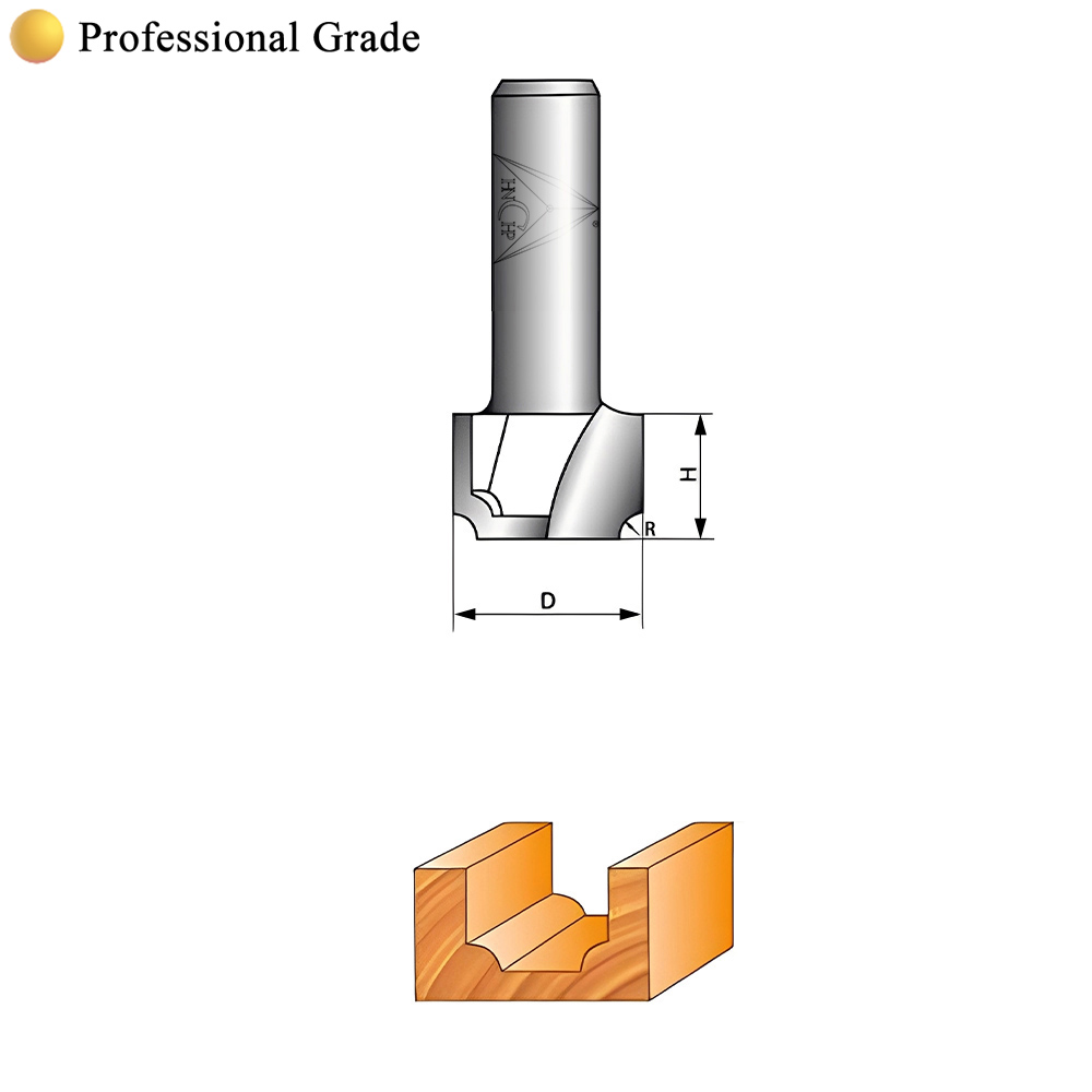 CHP0407 - Flat Bottom Router Bit (Professional Grade)