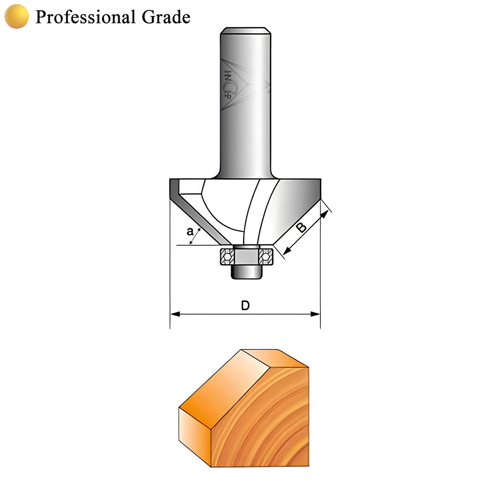 CHP0203 - 45° Chamfer Router Bit (Professional Grade)