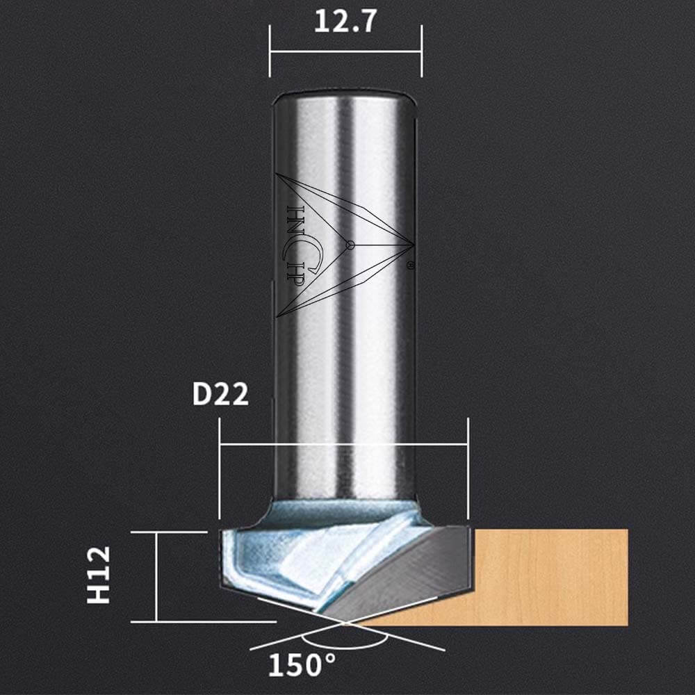 CHP7001 - 15° Raised Panel Router Bit (Industrial Grade)
