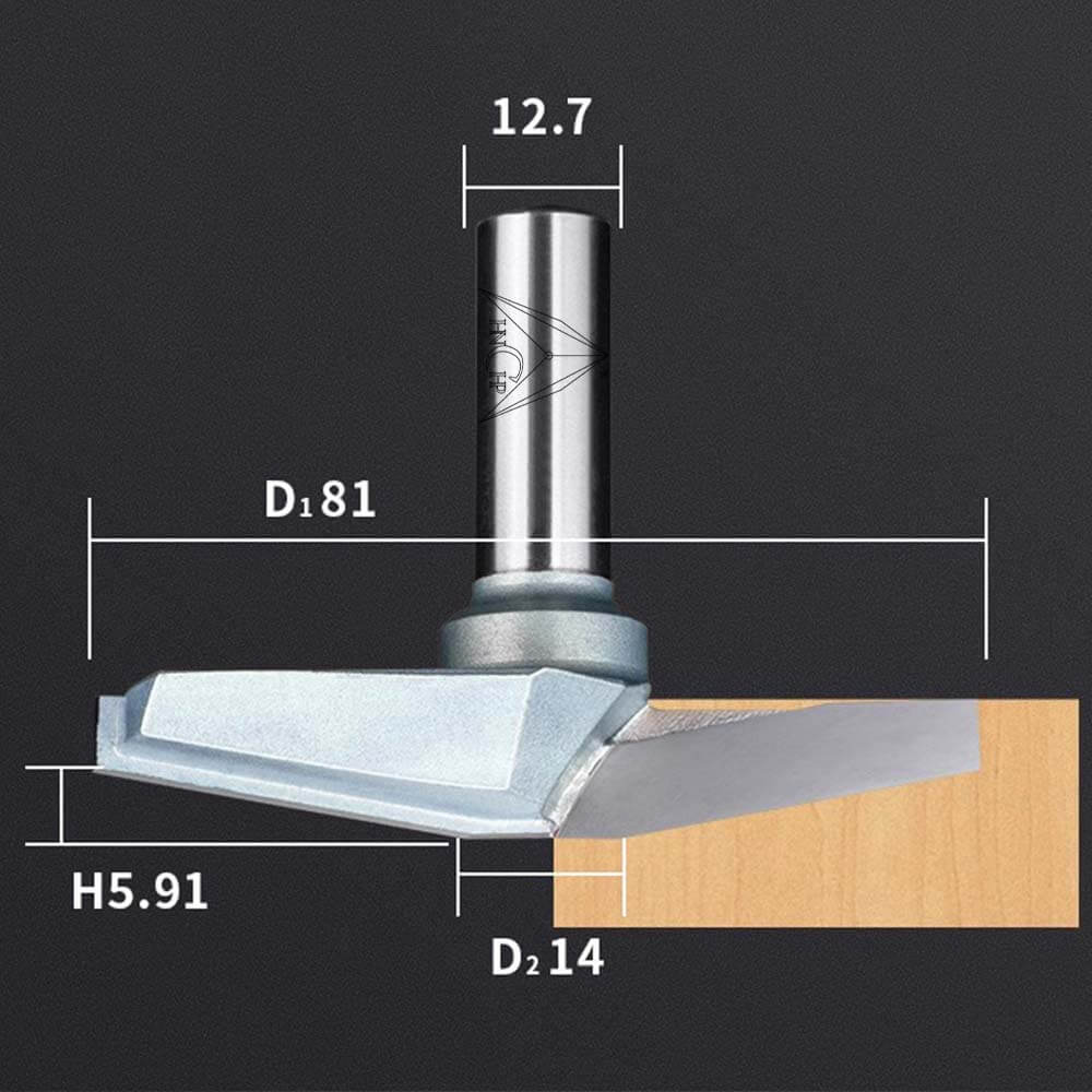 CHP1843 - 10° Raised Panel Router Bit (Industrial Grade)