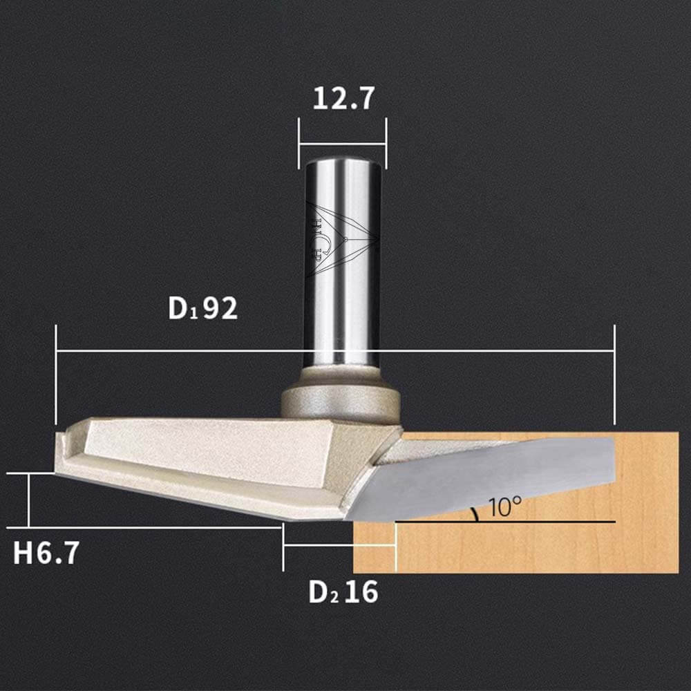 CHP1843 - 10° Raised Panel Router Bit (Professional Grade)