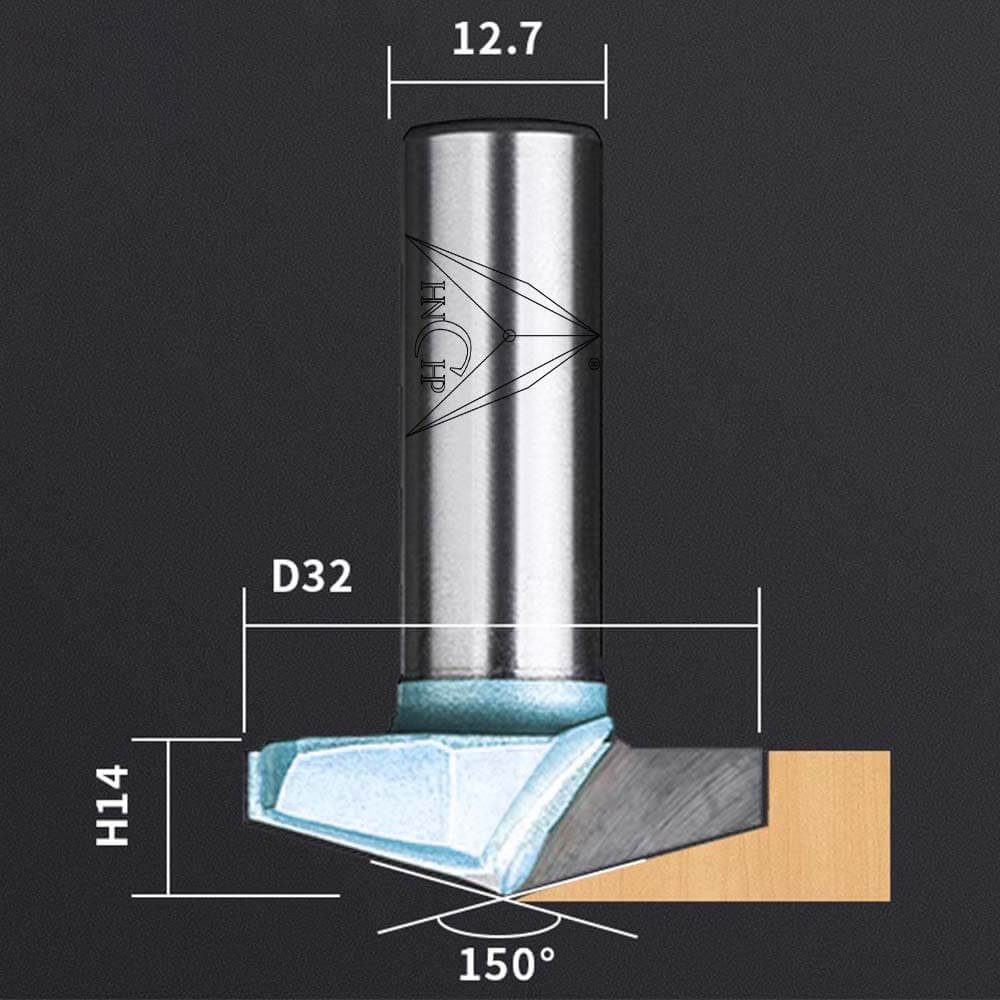 CHP7001 - 15° Raised Panel Router Bit (Industrial Grade)