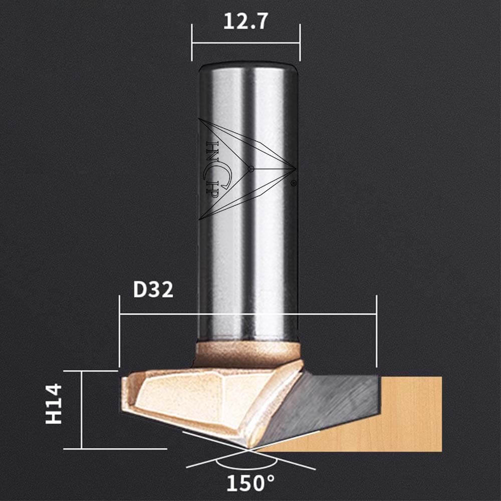 CHP7001 - 15° Raised Panel Router Bit (Professional Grade)