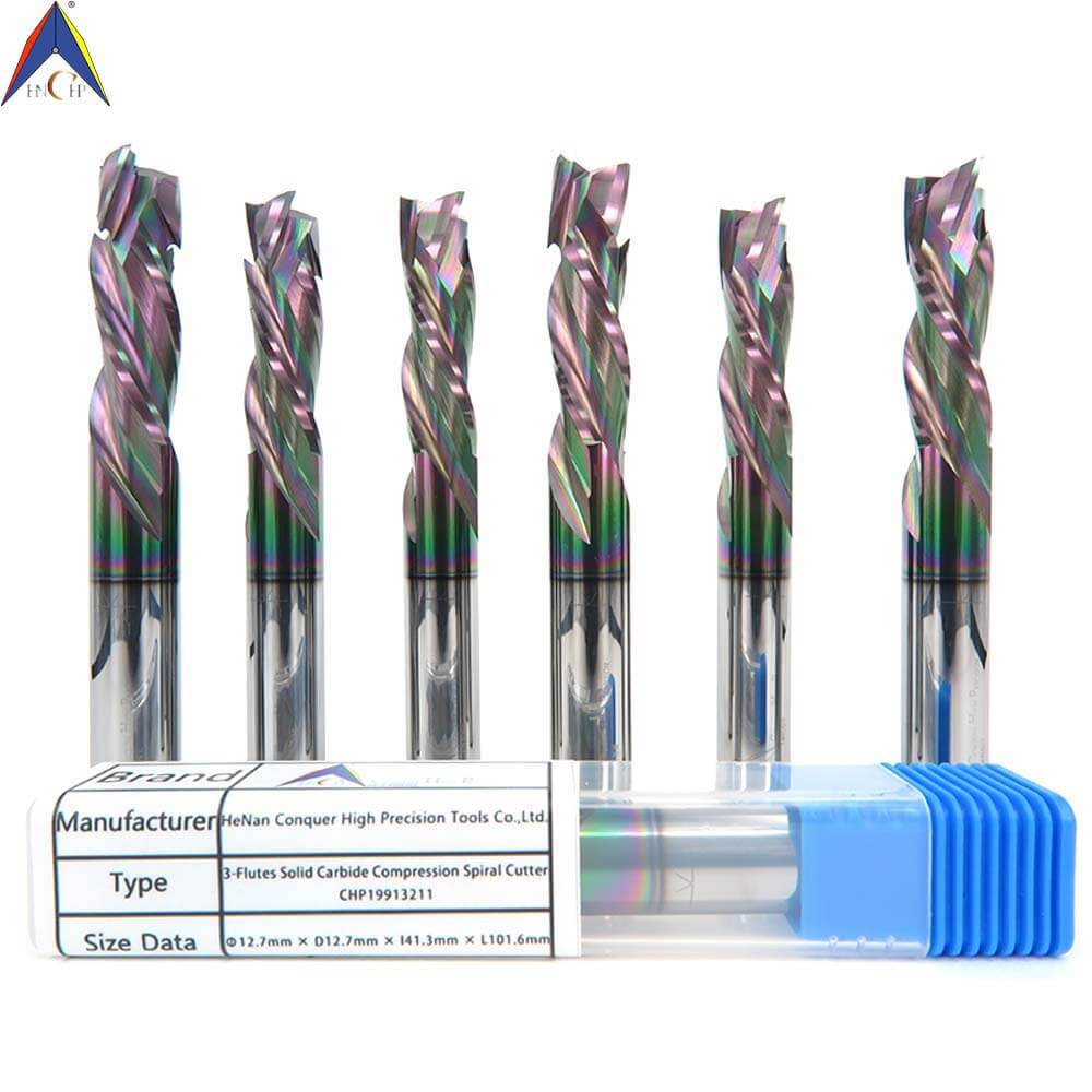 CHP199 – 3 Flutes Solid Carbide Compression Spiral Bit