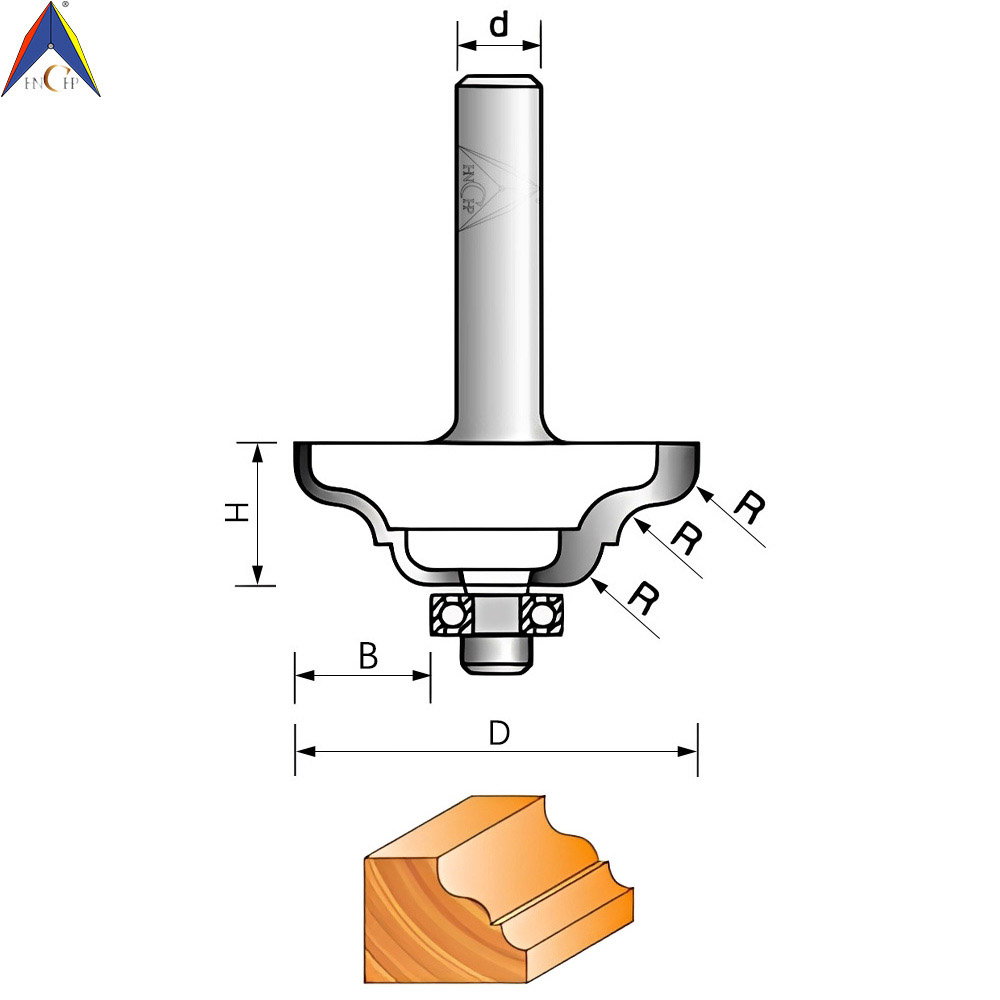 CHP2014 - Handrail Classical Router Bit