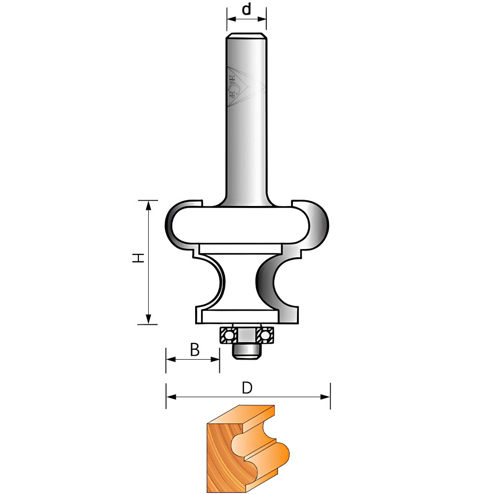 CHP2019 - Special Molding Router Bit