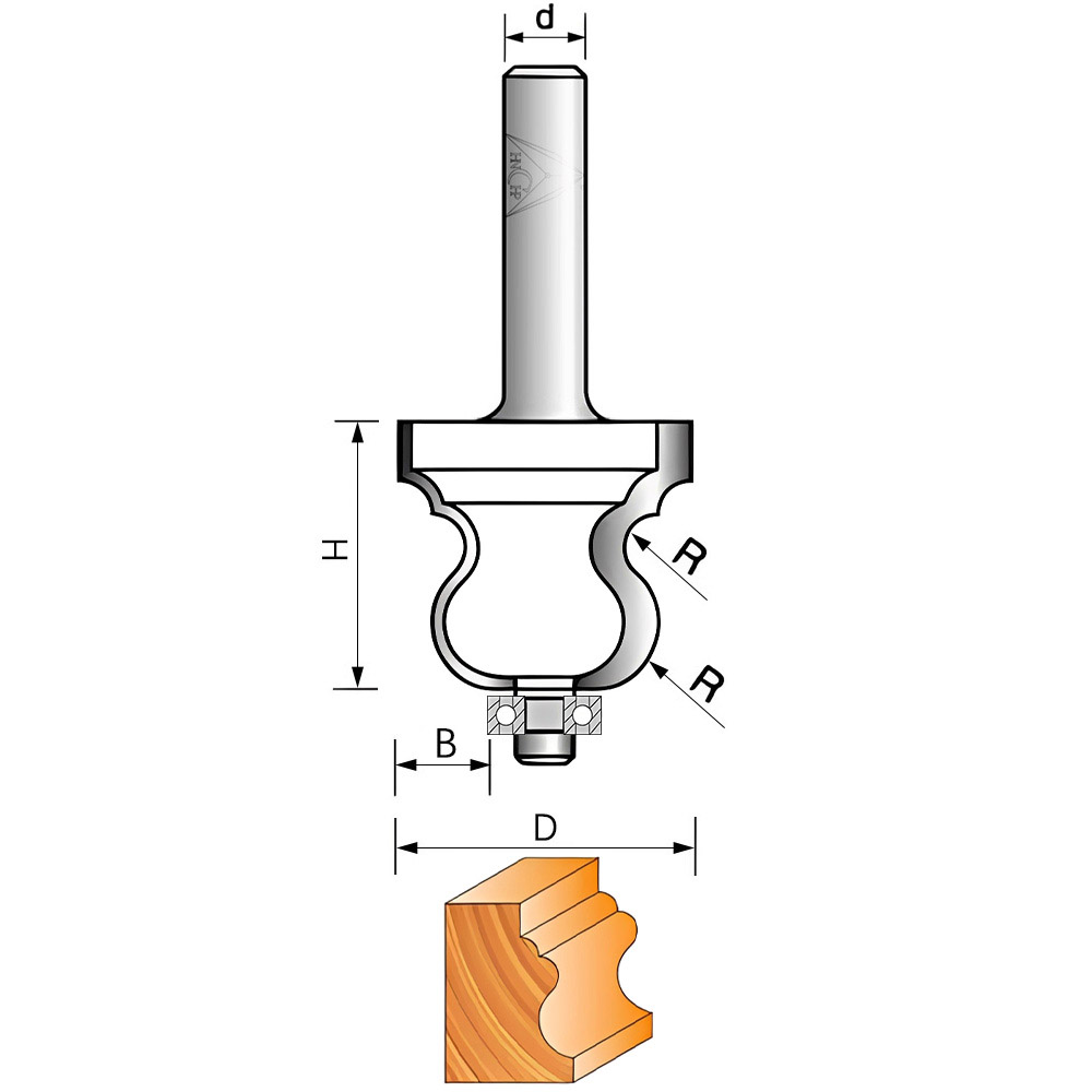 CHP2020 - Special Molding Router Bit