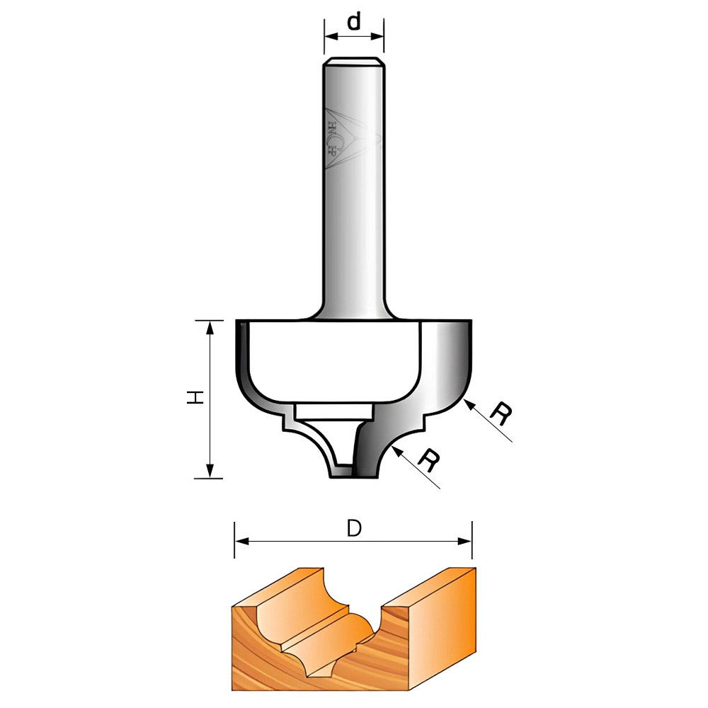 CHP2052 - Classical Carving Router Bit