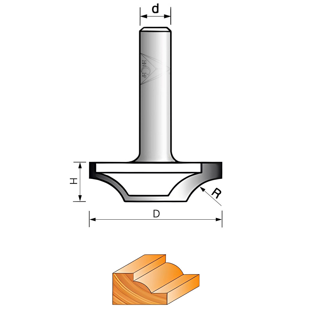 CHP2156 - Bead Plunge Router Bit