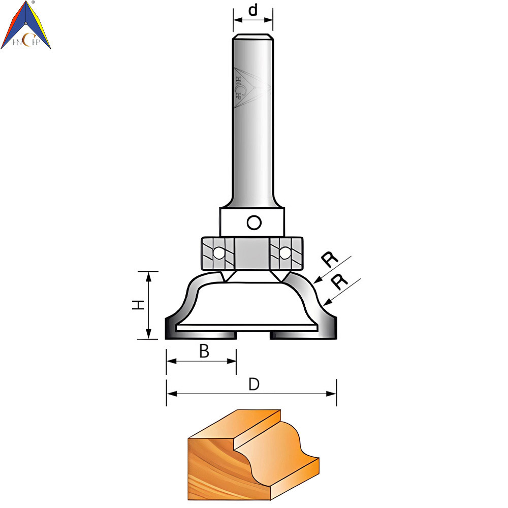 CHP2304 - Opposite Roman Ogee Router Bit
