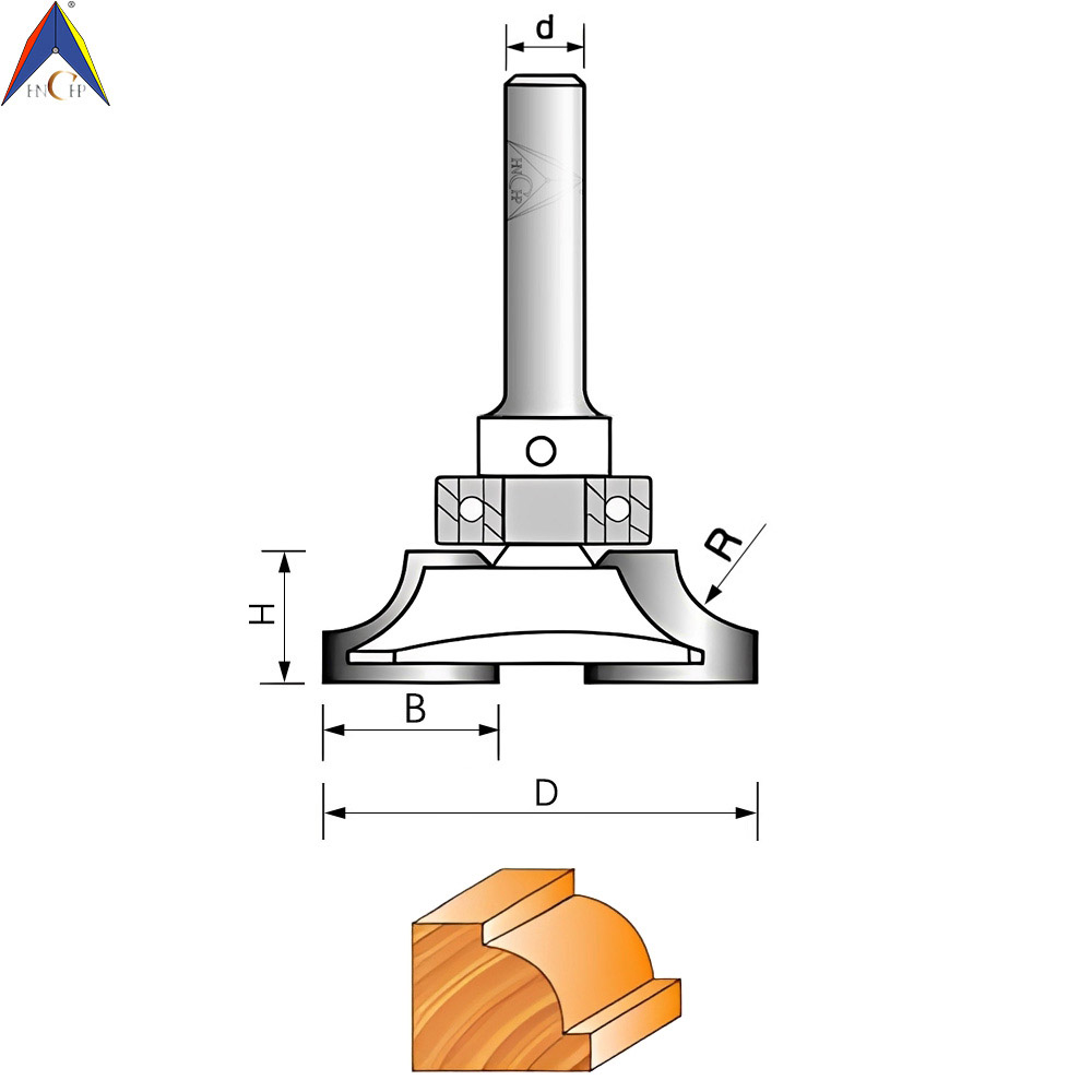 CHP2307 - Opposite Beading Router Bit