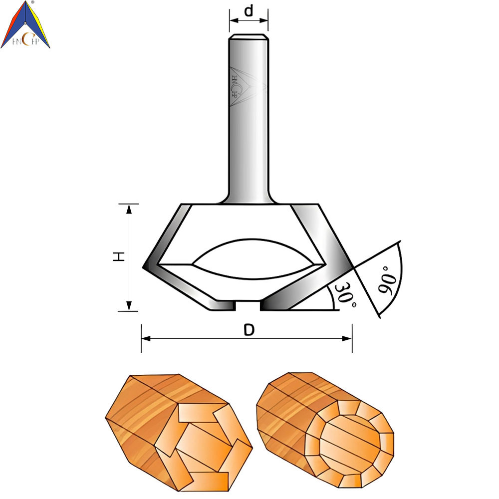 CHP2516 - 30° Bird Mouth Router Bit