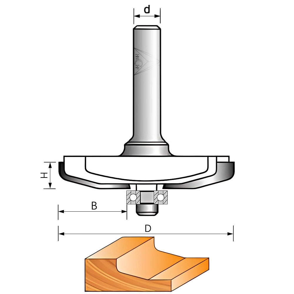 CHP3001 - Raised Panel Router Bit
