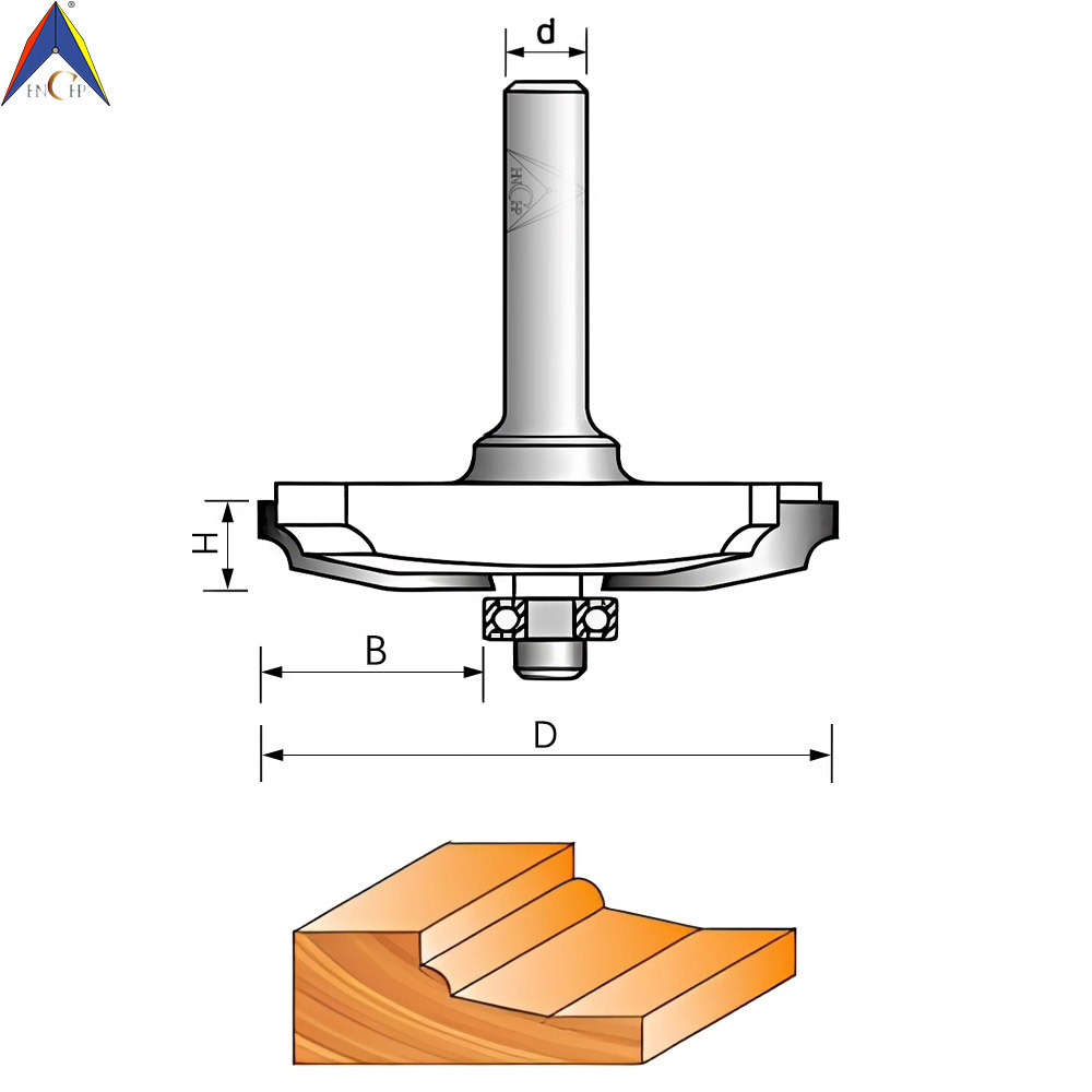 CHP3004 - 12° Raised Panel Router Bit
