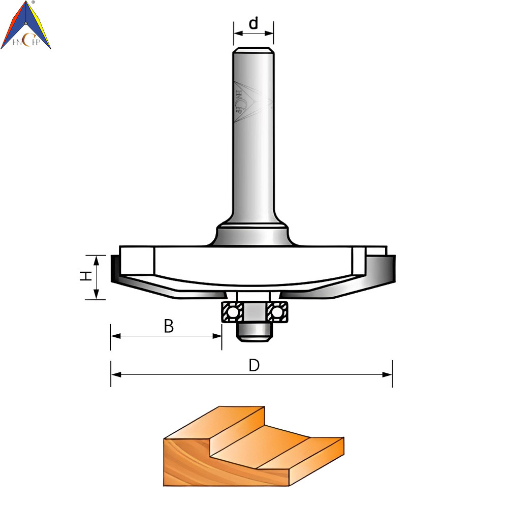 CHP3005 - 15° Raised Panel Router Bit