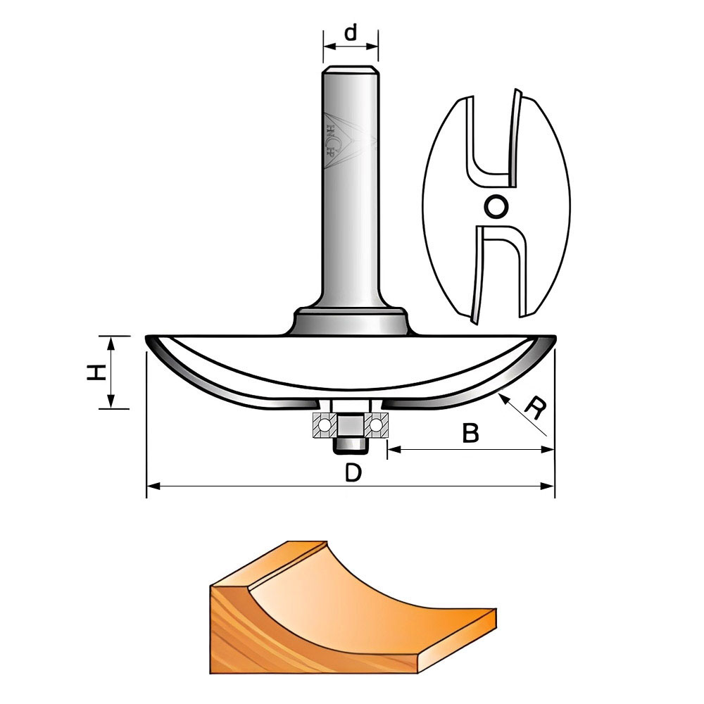 CHP3006 - Raised Panel Router Bit