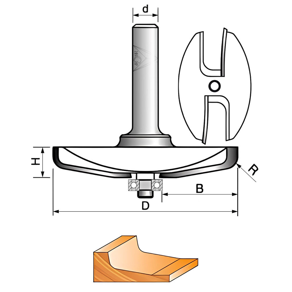 CHP3009 - Raised Panel Router Bit