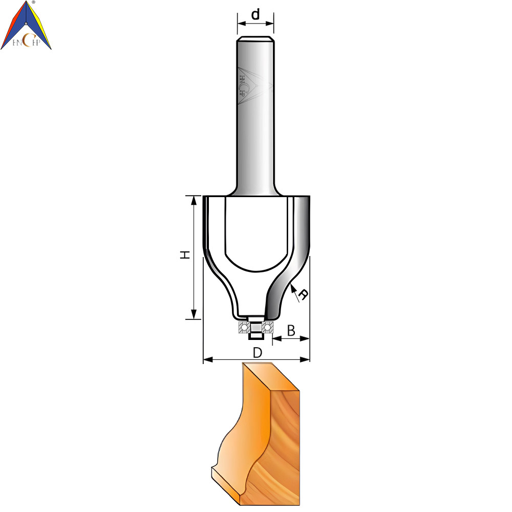 CHP3013 - Vertical Raised Panel Router Bit