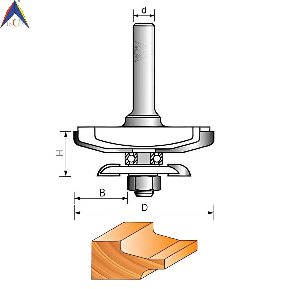 CHP3101 - Raised Panel Router Bit With Back Cutters