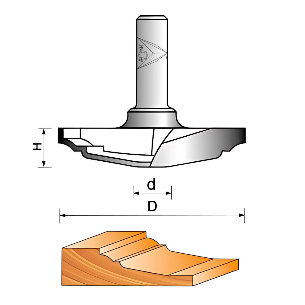 CHP1810 - Raised Panel Router Bit