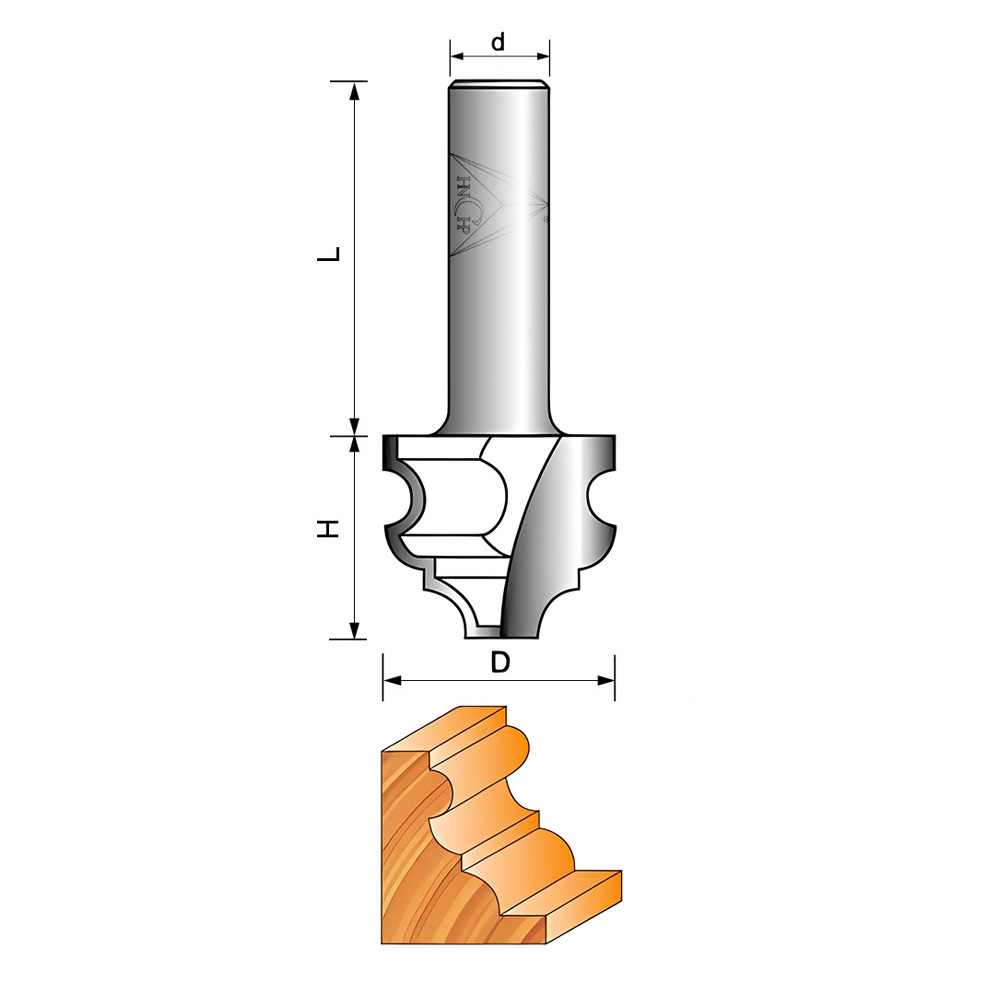 CHP4022 - Multi-Molding Router Bit