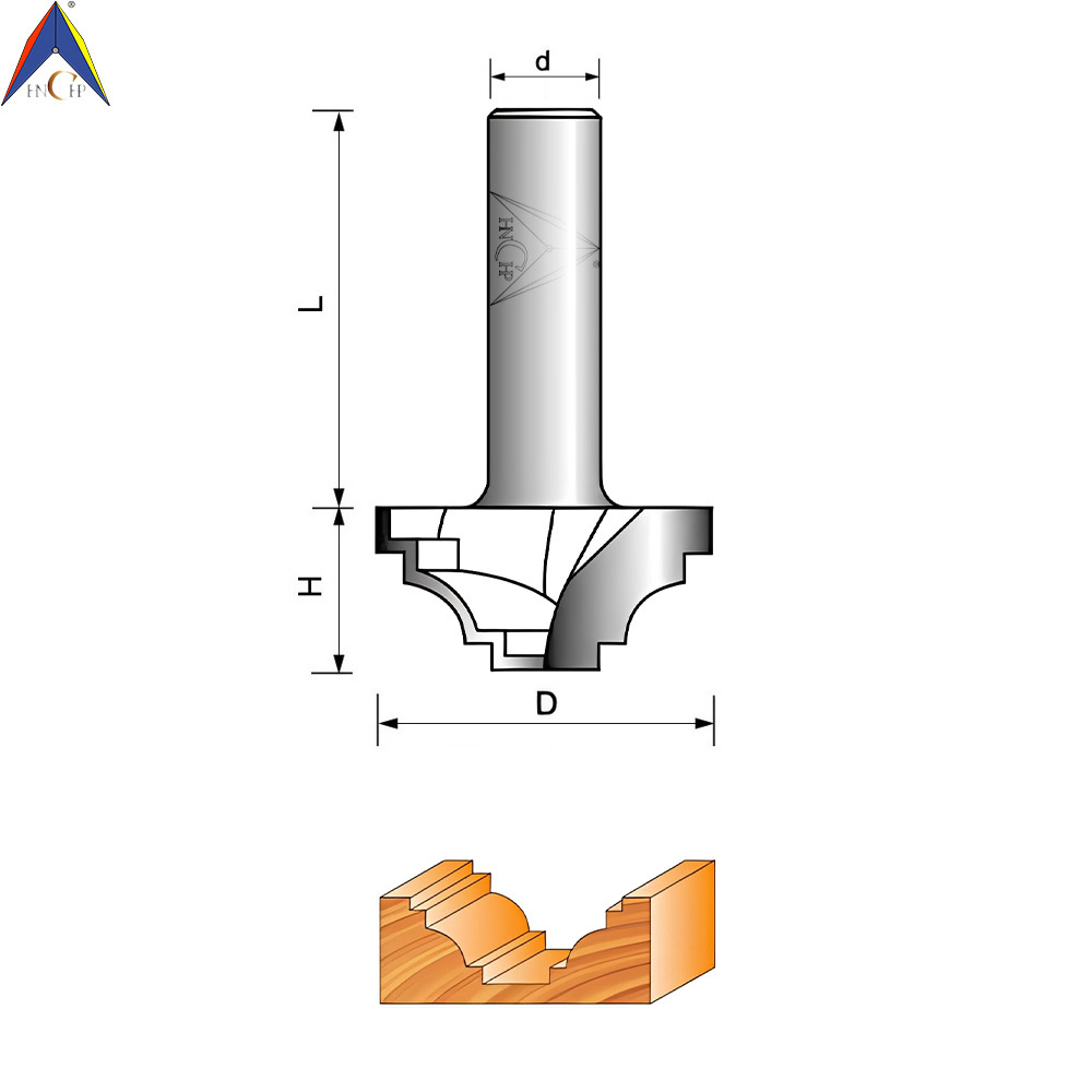 CHP4025 - Classical Plunge Router Bit