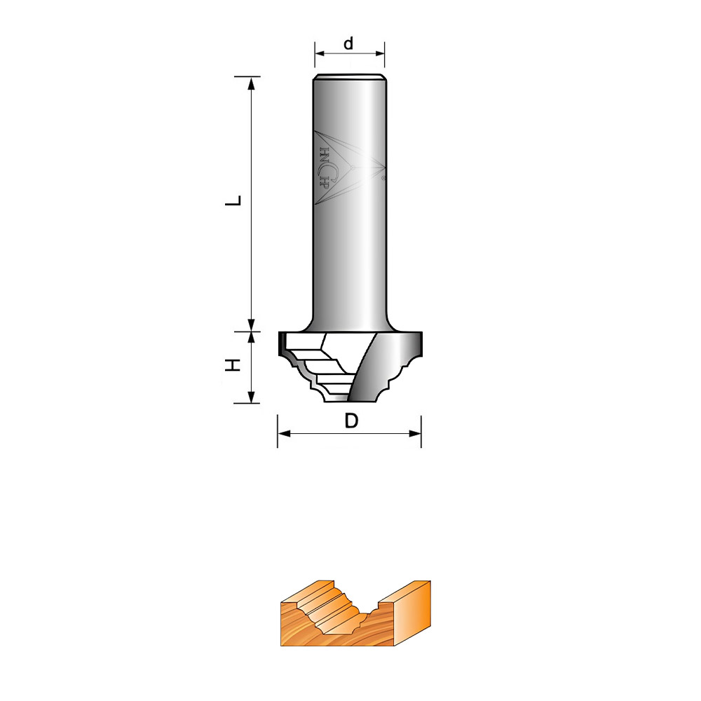 CHP4027 - Classical Plunge Router Bit