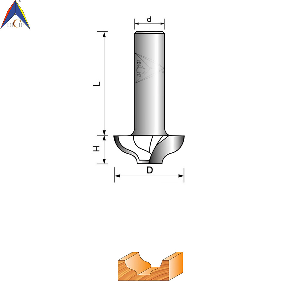 CHP5004 - Ogee Plunge Router Bit