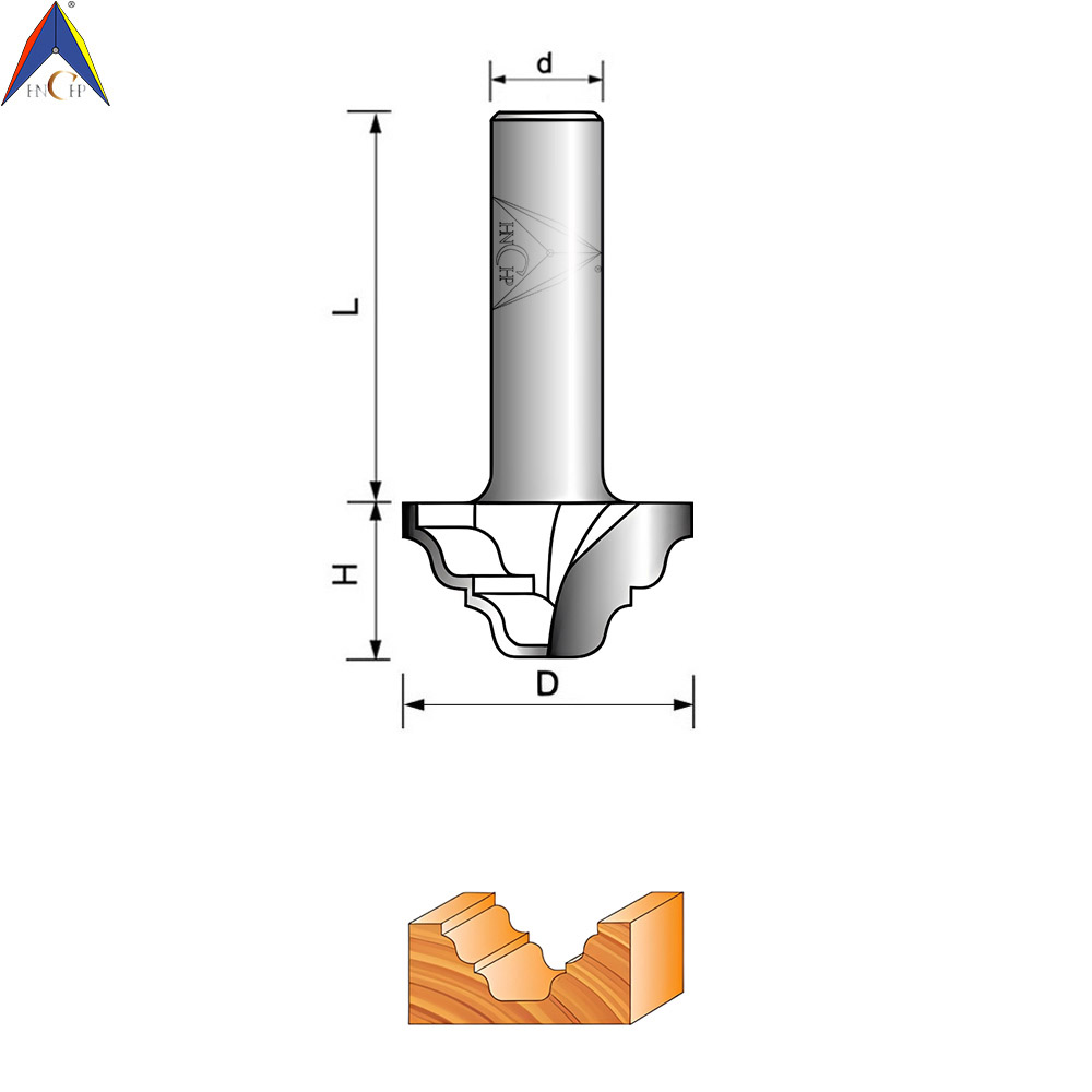 CHP5040 - Classical Plunge Router Bit