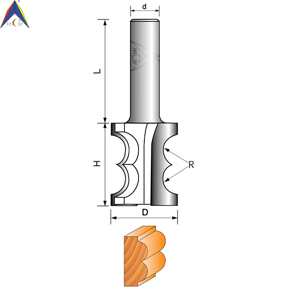 CHP6008 - Double Bead Router Bit