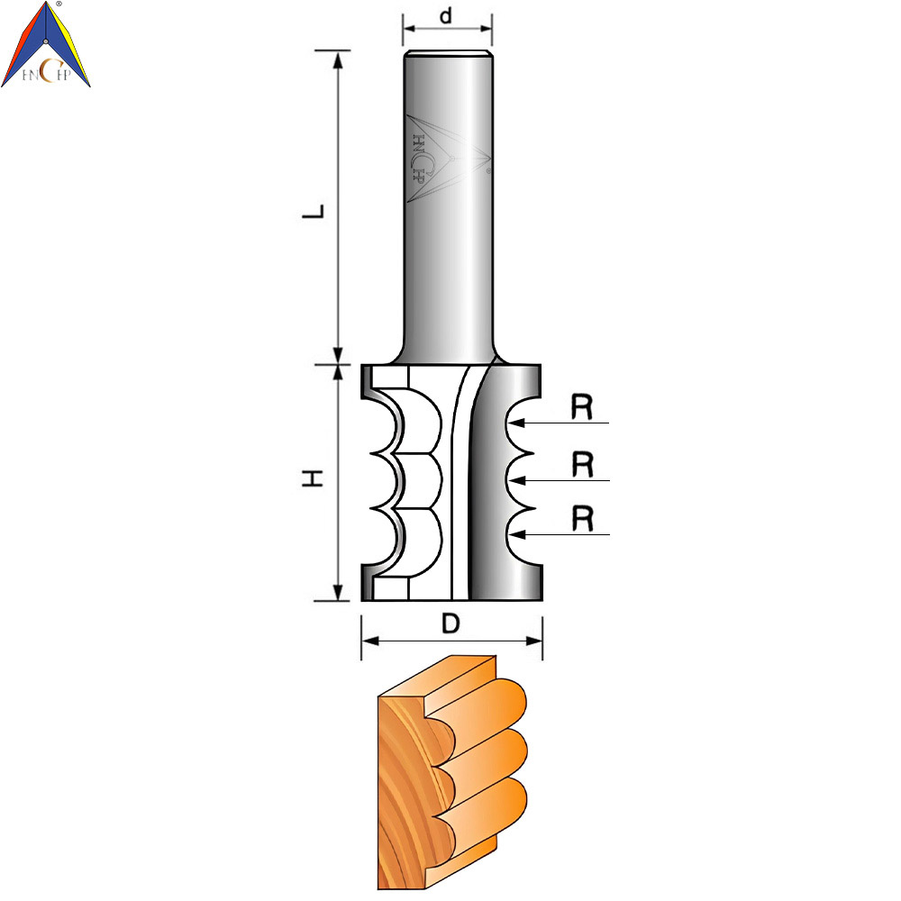 CHP6010 - Tri-Bead Router Bit