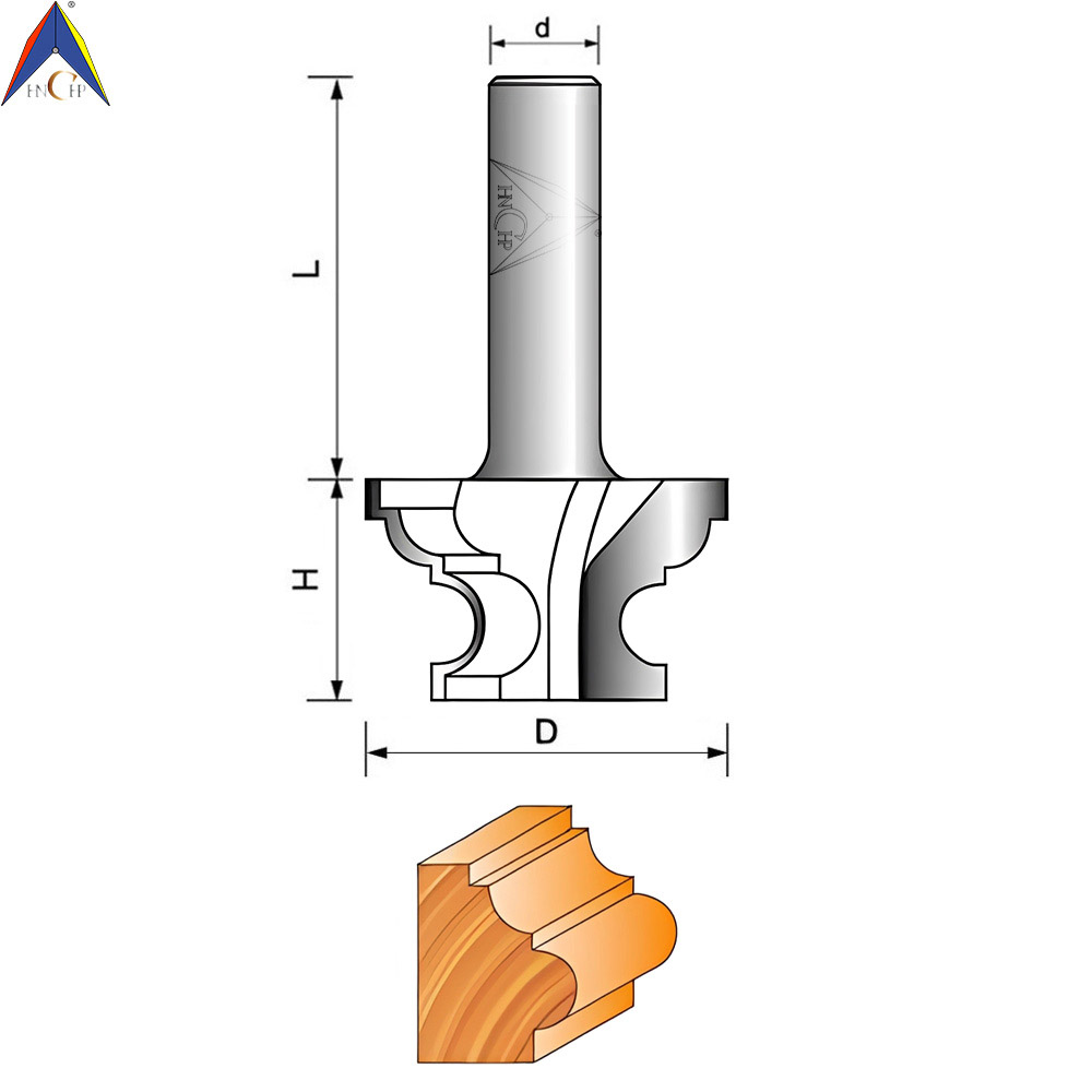 CHP6026 - Face Molding Router Bit