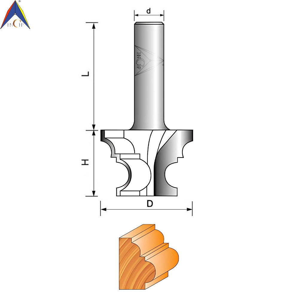 CHP6028 - Face Molding Router Bit