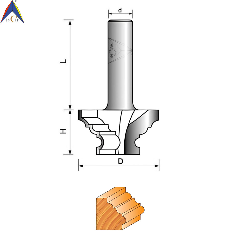 CHP6030 - Face Molding Router Bit